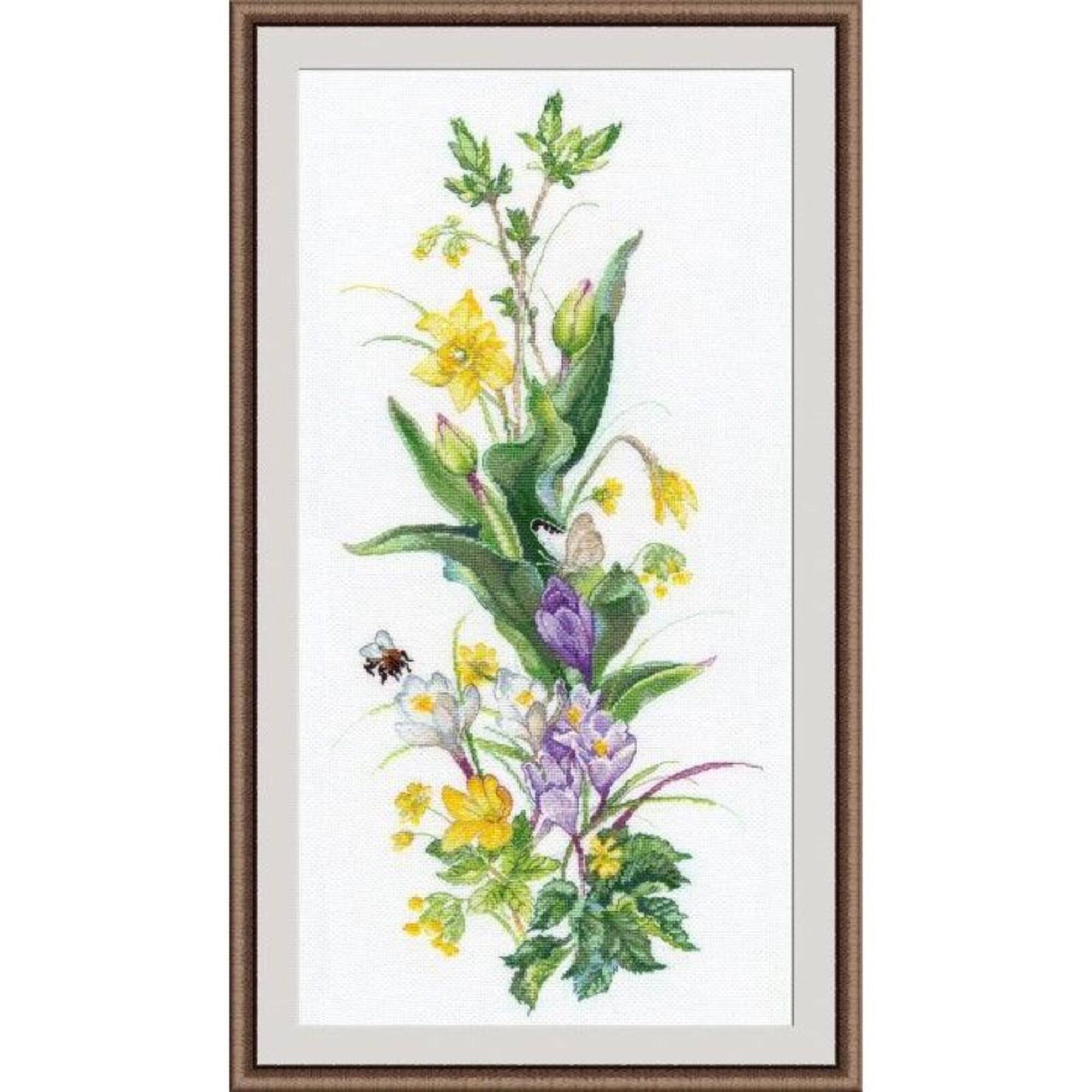 Oven Brave Bumblebee Cross Stitch Kit
